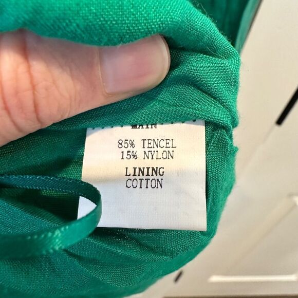 Petal + Pup Vibrant Green Cut Out Tencel Mini Dress - Size M - EUC - Picture 5 of 7